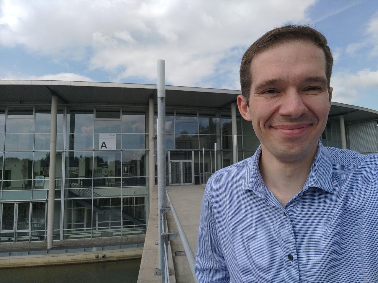 Jonathan Liebers at the Westphalian University of Applied Sciences in Bocholt