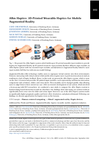 Preview of ARm Haptics