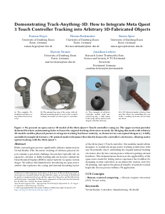 Preview of Demonstrating Track-Anything-3D: How to Integrate Meta Quest 3 Touch Controller Tracking into Arbitrary 3D-Fabricated Objects