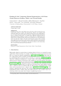 Preview of Pointing It Out! Comparing Manual Segmentation of 3D Point Clouds between Desktop, Tablet, and Virtual Reality