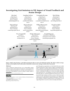 Preview of Investigating Gait Imitation in VR: Impact of Visual Feedback and Avatar Design